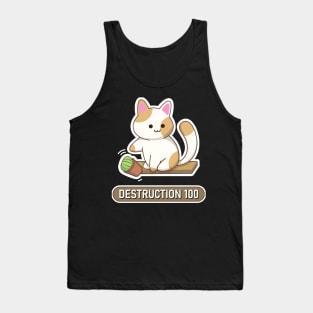 Cat of destruction Tank Top